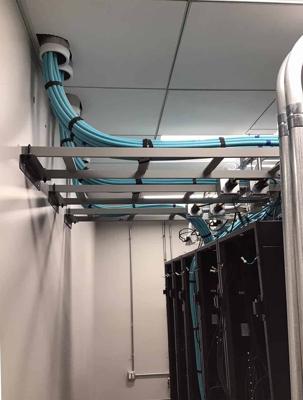 Structured cabling at the Arena Energy Corporate Campus