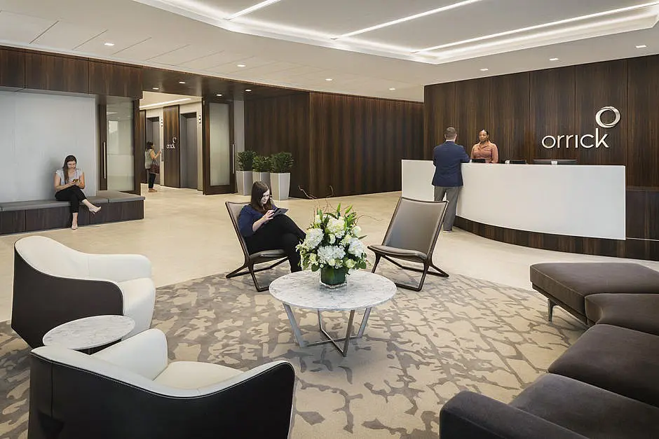 Law firm reception area